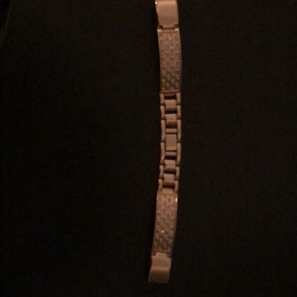 Sparkly rose gold Fitbit band